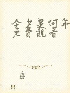 今夕是何年短剧免费观看