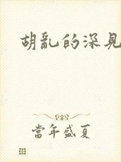 胡乱的深见君二