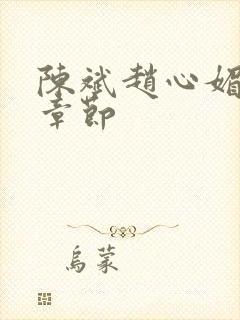 陈斌赵心媚免费章节