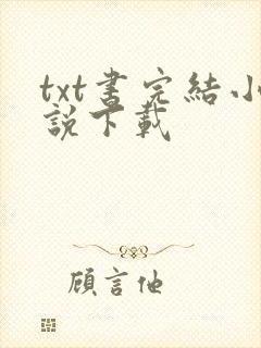 txt书完结小说下载
