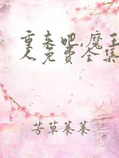 重来吧,魔王大人免费全集