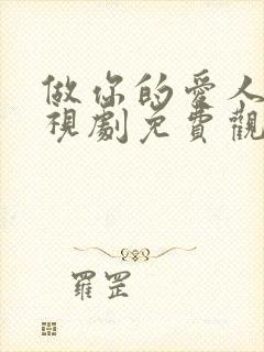 做你的爱人5电视剧免费观看高清