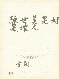 陈世美是好人还是坏人