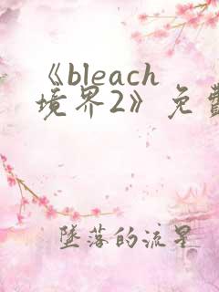 《bleach境界2》免费观看在线