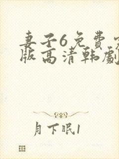 妻子6免费完整版高清韩剧在线观看全集