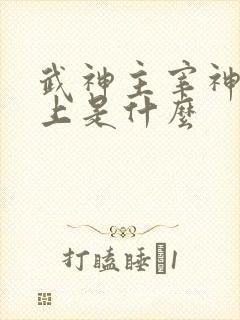 武神主宰神帝之上是什么