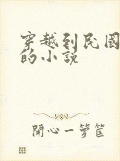 穿越到民国时期的小说