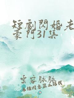 短剧闪婚老公是豪门31集