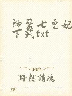 神医七皇妃免费下载txt