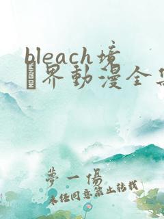 bleach境·界动漫全集免费观看