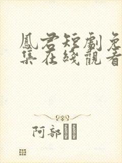 凤君短剧免费全集在线观看高清