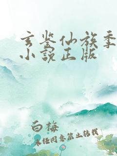 玄鉴仙族季越人小说正版