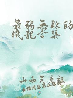 最弱无败的神装机龙合集