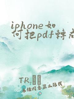 iphone如何把pdf转成word