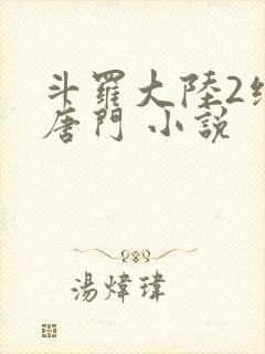 斗罗大陆2绝世唐门 小说