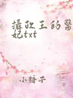 摄政王的医品狂妃txt