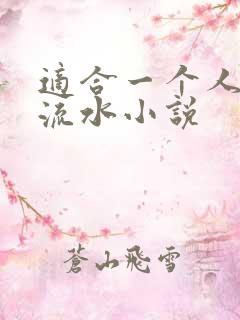 适合一个人看的流水小说