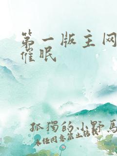 第一版主网小说催眠