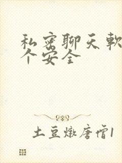 私密聊天软件哪个安全