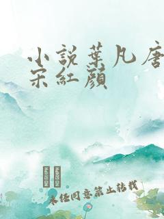 小说叶凡唐若雪宋红颜