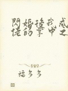 闪婚后我成了大佬的掌中之物短剧观看