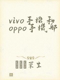 vivo手机和oppo手机哪一个更好?