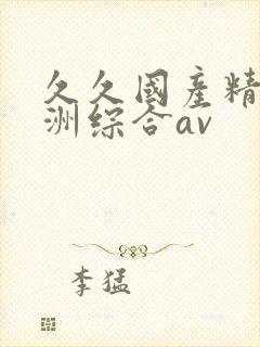 久久国产精品亚洲综合av