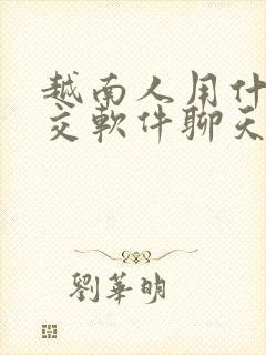 越南人用什么社交软件聊天