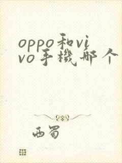 oppo和vivo手机哪个拍照更好
