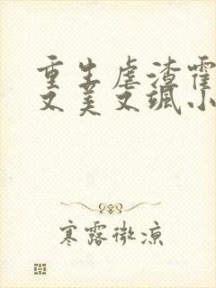 重生虐渣霍夫人又美又飒小说在线阅读