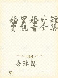 婚里婚外短剧免费观看全集