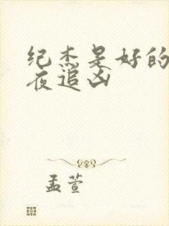 纪杰是好的吗白夜追凶