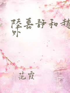 陆嘉静和赵念番外