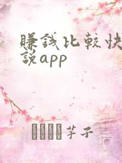 赚钱比较快的小说app