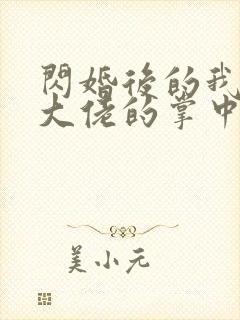 闪婚后的我成了大佬的掌中之物