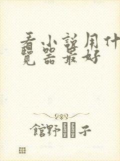 看小说用什么浏览器最好