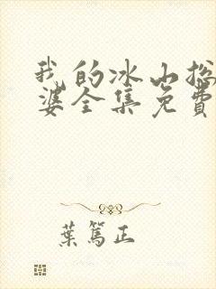 我的冰山总裁老婆全集免费阅读