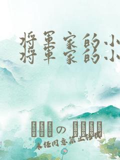 将军家的小娘子将军家的小娘子