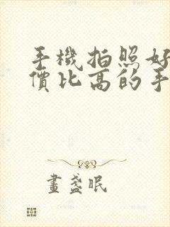 手机拍照好看性价比高的手机