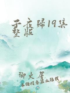 子夜归19集完整版