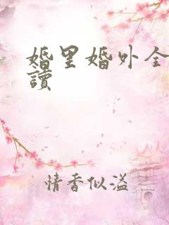 婚里婚外全文阅读