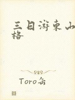 三日游东山岛价格