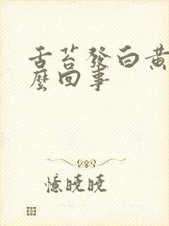 舌苔发白黄是怎么回事