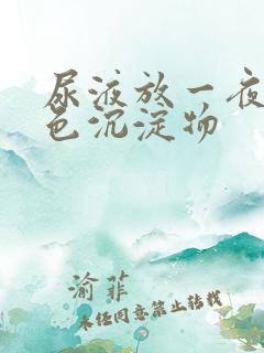 尿液放一夜有白色沉淀物