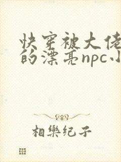 快穿被大佬觊觎的漂亮npc小说阅读