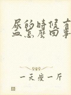 尿的时候有一点血怎么回事