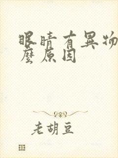 眼睛有异物感什么原因