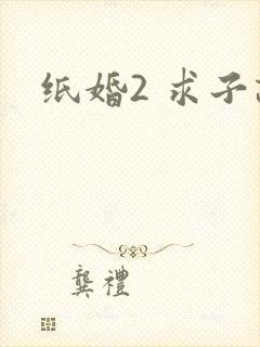 纸婚2 求子记