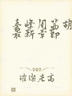 秦峰周茜胡佳云最新章节