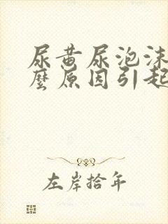 尿黄尿泡沫是什么原因引起的